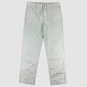 Outerknown Khaki Travel Pants Mens 32x32 Drawstring Organic Cotton Twill Chinos